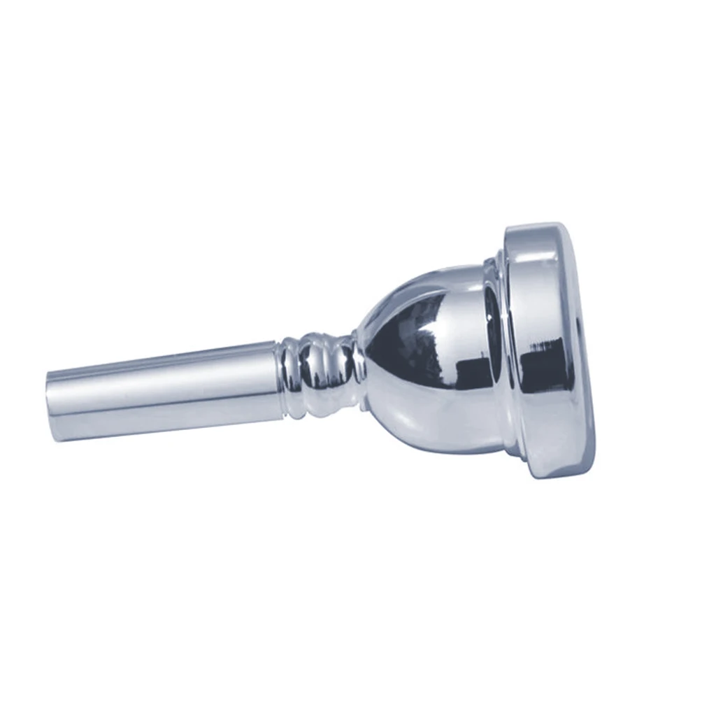 12C Silver Plated Mouthpiece Trumpet Trombone Mouthpiece for Music Instruments Performers With A Normal Embouchure
