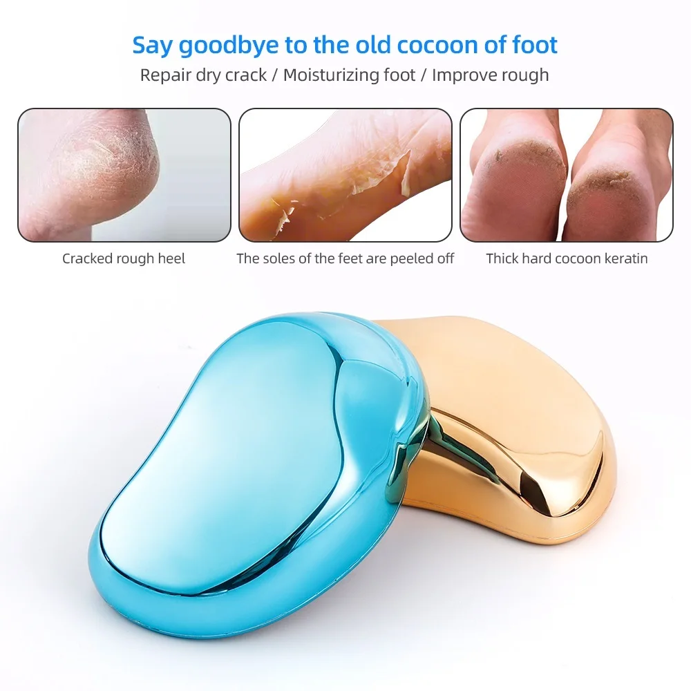 Nano Glass Foot Grinder Fast Foot Dead Skin Remover Foot Grinding Pedicure Tool Heel Old Callus Dry Hard Skin Polisher Glass