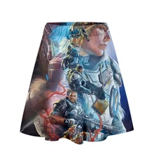 Горячая зубчатых колес 5 принт 3D юбка Harajuku Повседневное стиль Harajuku поп юбки сексуальный Kpop Для женщин Повседневное Лидер продаж Мода