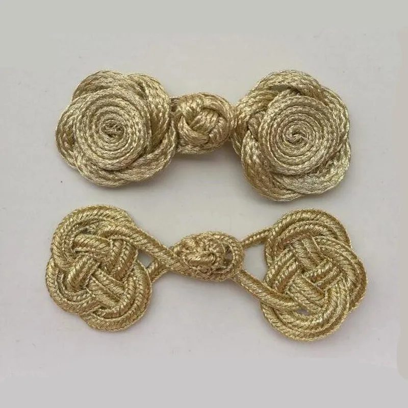 4 пары пуговиц ручной работы с китайской лягушкой застежка узлом для костюма