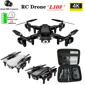 

Drone 4K Quadcopter with WiFi FPV HD Camera Optical Flow Follow Positioning Helicopter Fly 22 Mins Toy Best Gift for Chirstmas