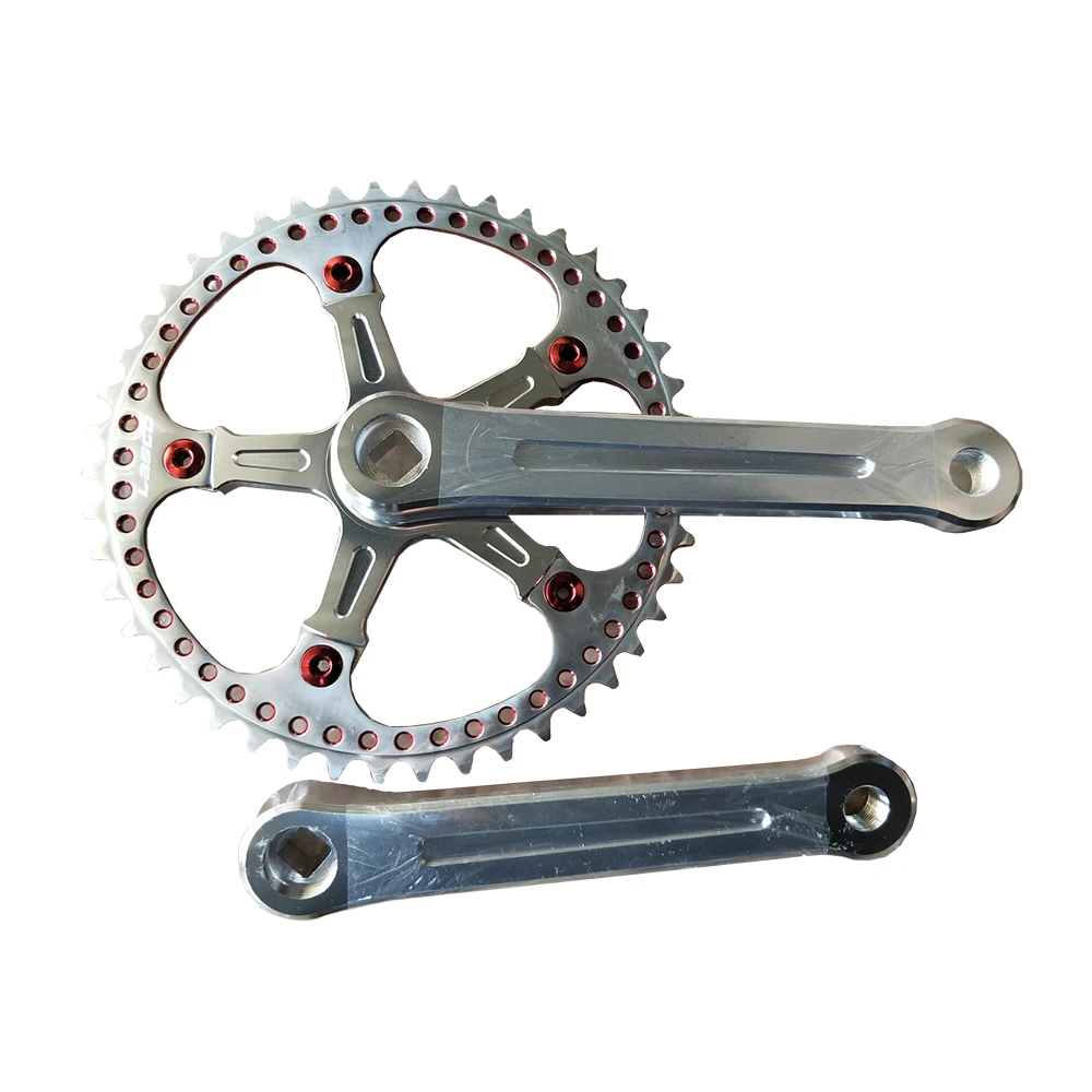 High Quality 46t 170mm Aluminum Alloy Hollow Cnc Single Speed Mtb