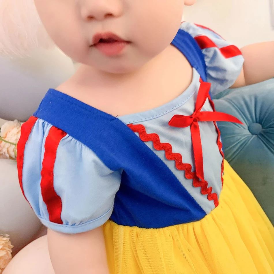 Baby Girls Princess Dress Fancy Costume Toddler Cosplay Arier Snow White Elsa Dress Infant Alice Gowns Girl Birthday vestidos boutique baby dresses