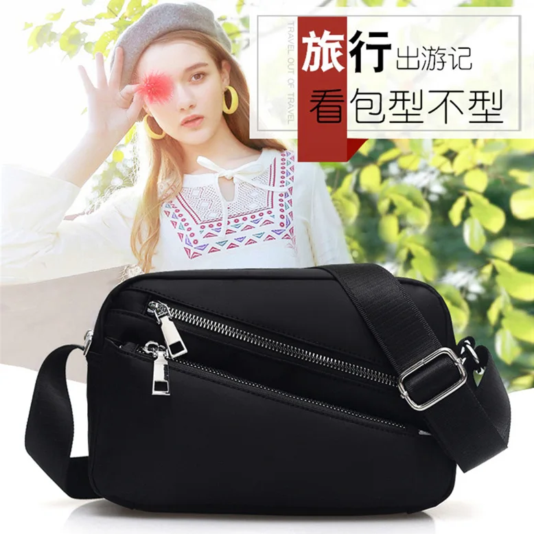 

Fashion New Style Nylon Waterproof Single-shoulder Bag Bag Women's Outdoor Travel Shopping Play Oblique Bag