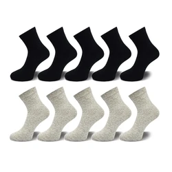 ZARE Men's Cotton Socks New Style Black Business Men Socks Soft Breathable Summer Winter for Male Plus Size A1 C51