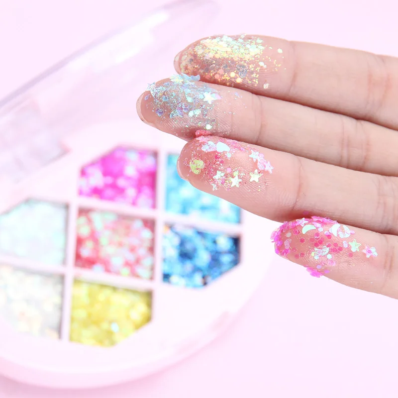 Блестящие тени для век мерцающие украшения лица пигмент тела глаз блеск гель с