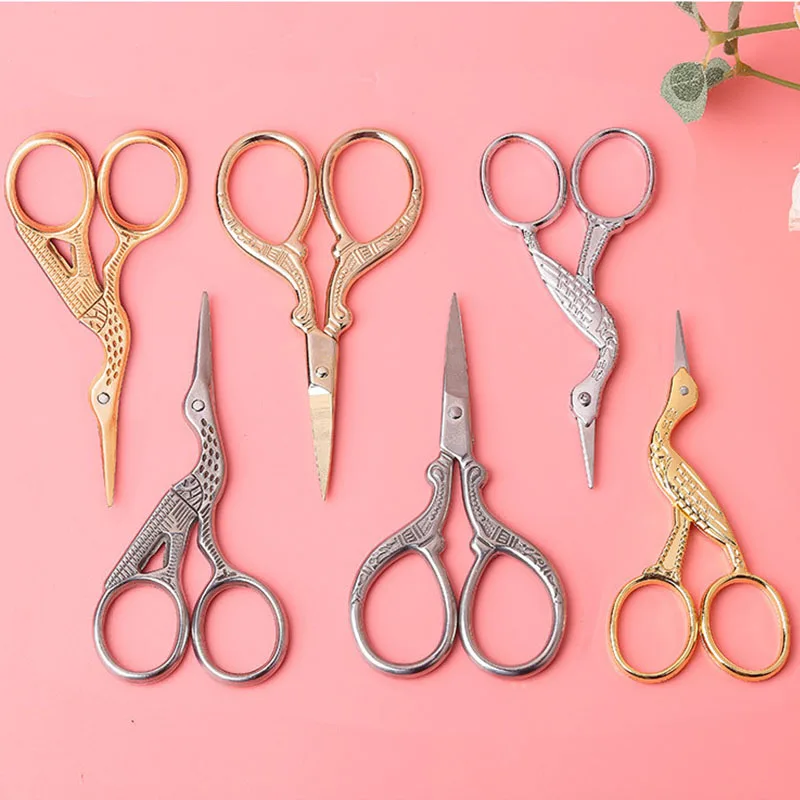 Crane Mouth Scissors cross stitch Vintage Craft Sewing Scissor Cutting