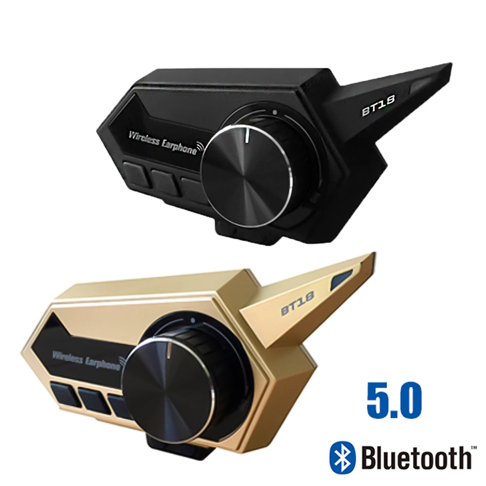 Bluetooth-гарнитура BT18 для мотоциклетного шлема 5.0 | Автомобили и мотоциклы