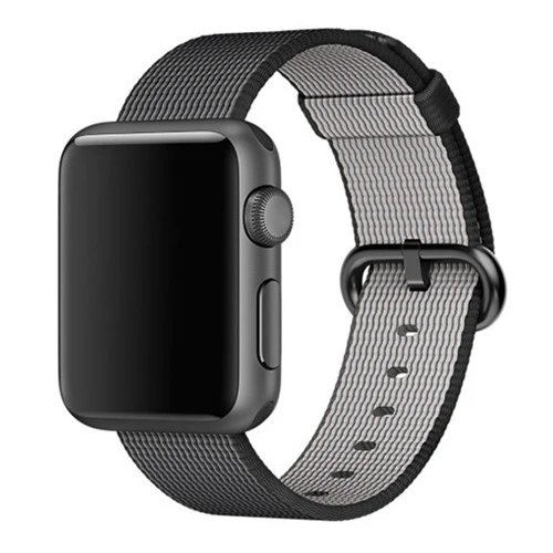 Ремешок для наручных часов Apple Watch серии 3/2/1 38 мм 42 мм мягкий нейлон дышащий сменный ремешок Спортивные петли для наручных часов iwatch серии 4 5 40 мм 44 мм