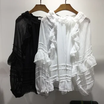 

Women Shirt Spring and Summer Artificial Silk Shirt