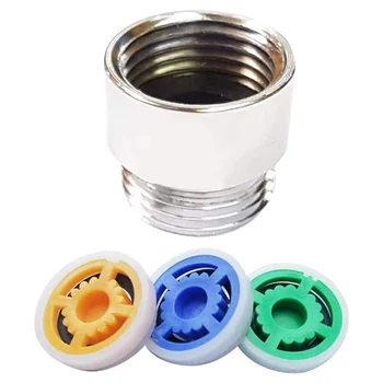 

Universal Anti-fouling Restrictor Bathroom Water Saving Shower Adapter With Gasket Flow Regulator Easy Install Rustproof Kitchen