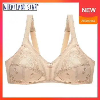 

Lingerie Femme Sexy Wire Free Bra Plus Size Brassiere Three Hook-and-eye Women's Lingerie 2020 Basic Style Hot Women's Intimates