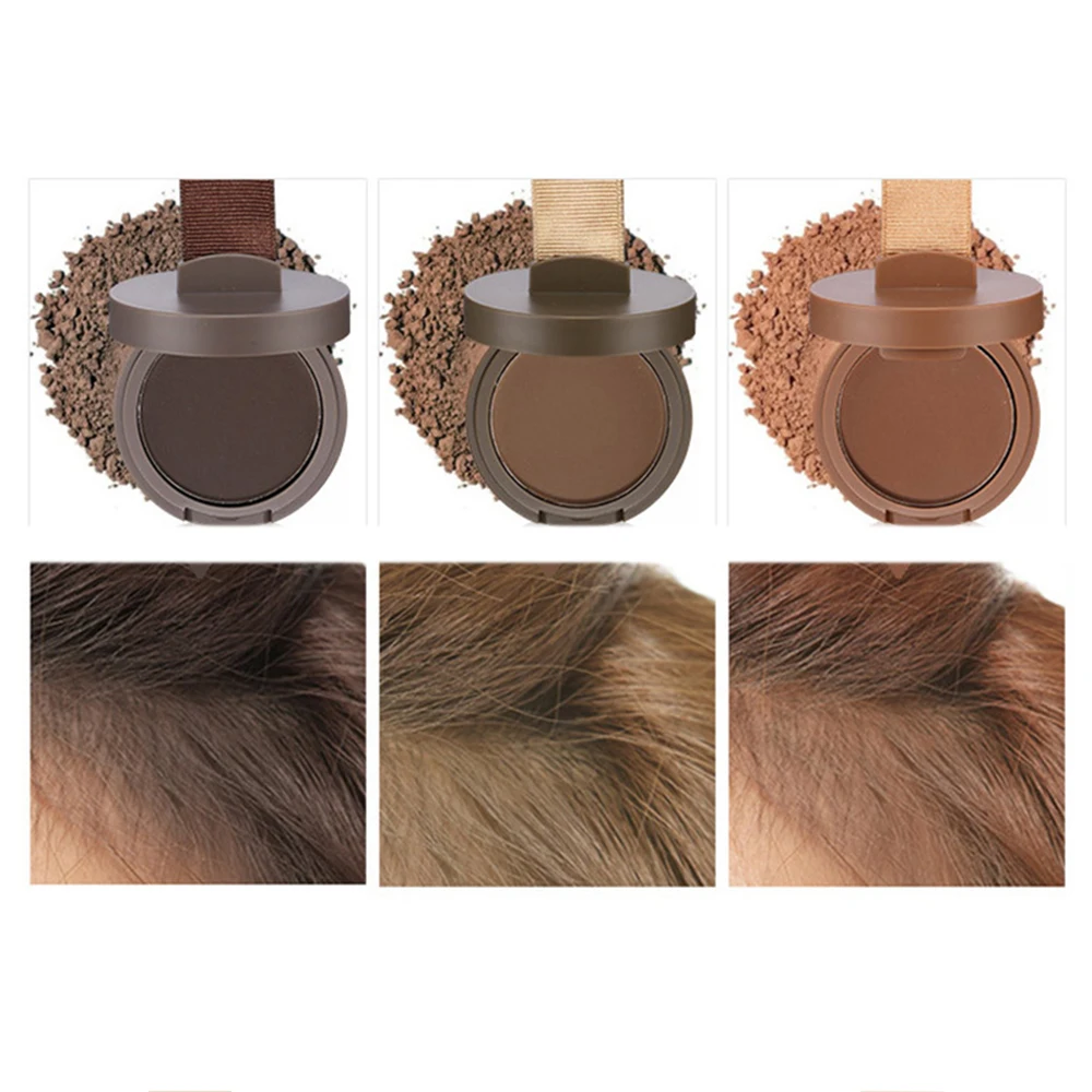 3 Colors Waterproof Modification Filling Powder Repair Shading Powder Eyebrow Filling Forehead Hairline Artifact Unisex