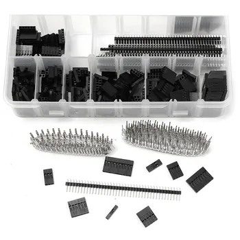 

680pcs/Set Dupont Connector Kit 2.54mm Pitch Pin Housing Connector Jumper Connectors Kit VH99