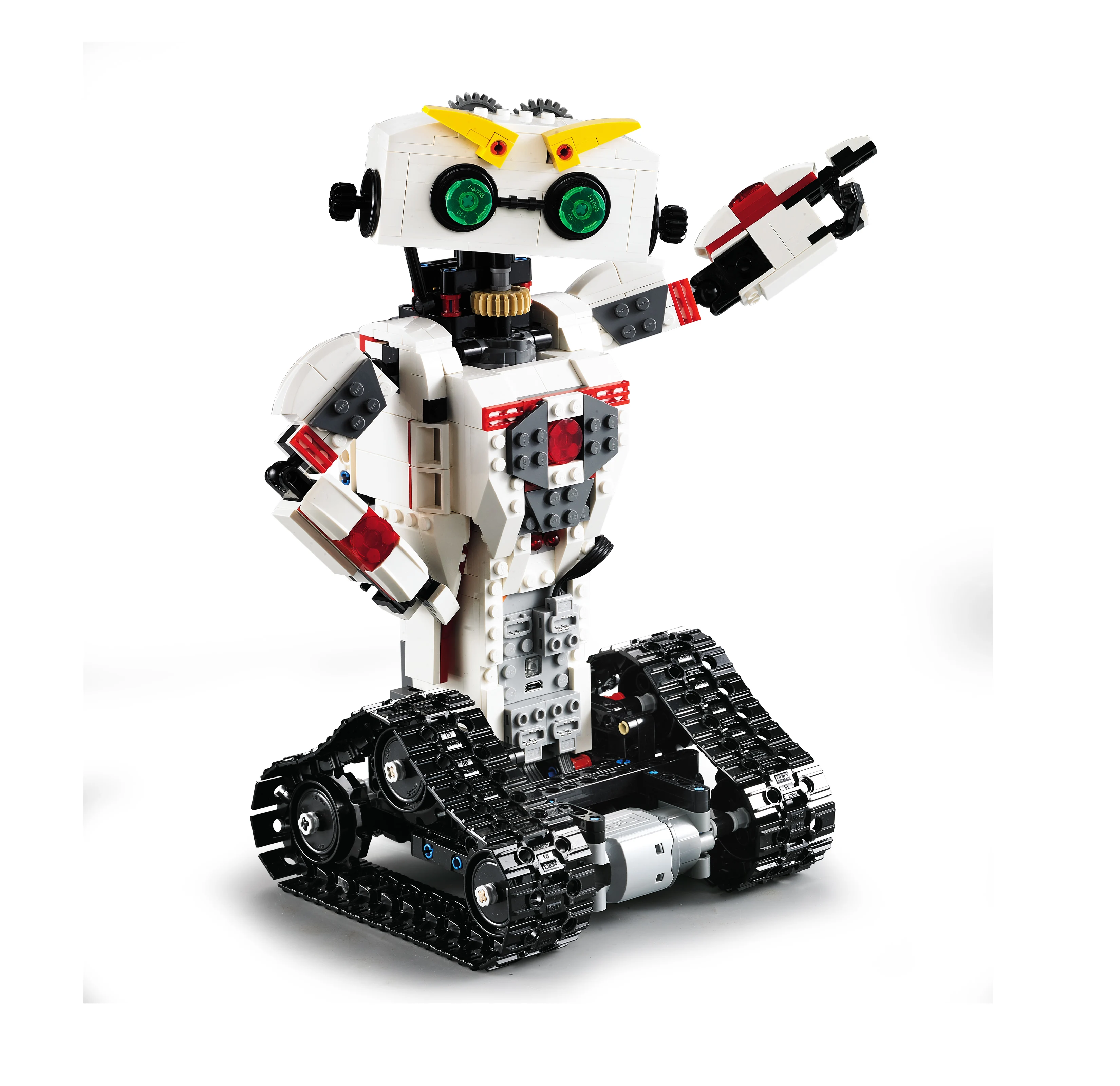 

RC block toys transformable robot toys 2 in 1 DIY building block robot from Double E