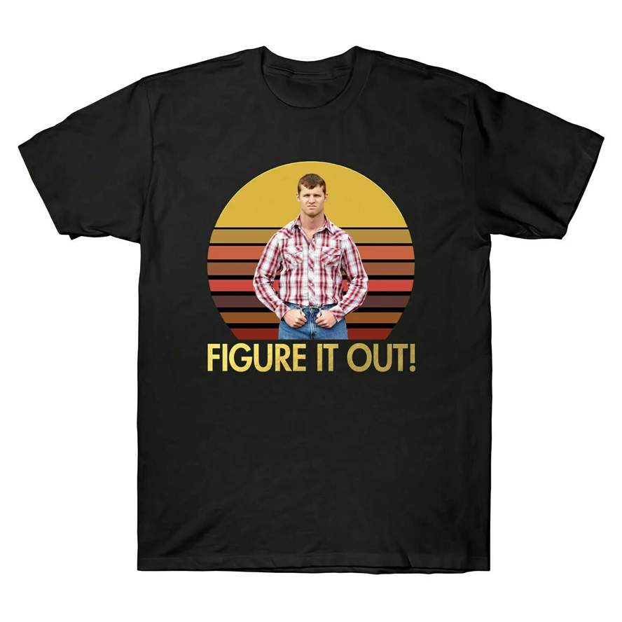 Letterkenny Pitter Patter Figure It Out Vintage Retro Men'S T Shirt Cotton Tee Fashion Classic | Мужская одежда