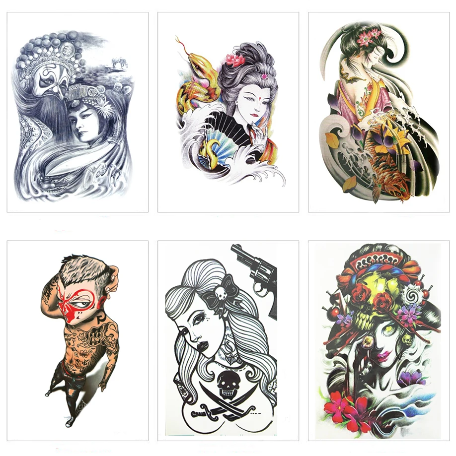 Новая модная сексуальная красивая Временная тату наклейка 19x12 см|tattoo sticker|waterproof