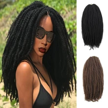 YxCherishair marley плетеные волосы оптом синтетические Омбре плетение волос крючком наращивание волос