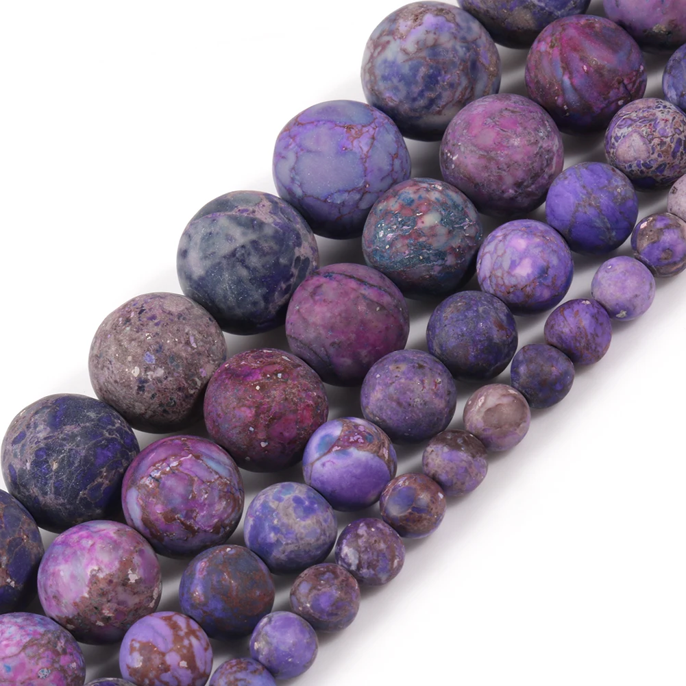 Perline rotonde di turchese AAA: filo di howlite blu da 4 mm