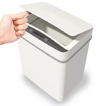 

15L Automatic Pressless Smart Infrared Motion Sensor Rubbish Waste Bin Kitchen Trash Can Garbage Bins for Home Room Kitchen Car