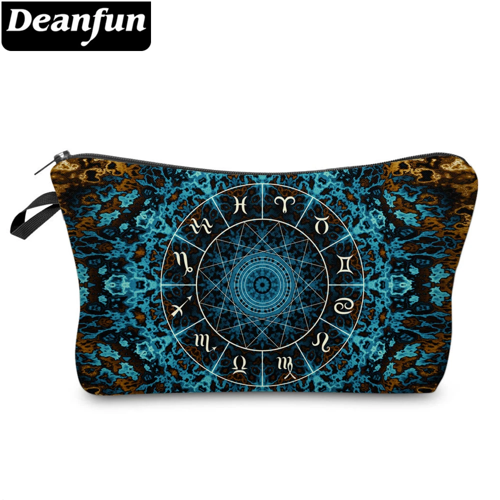 

Deanfun Constellation Printed Makeup Bag Polyester Soft Washable Cosmetic Bag Durable Portable Makeup Travel Bag 51418