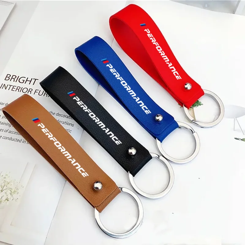 Fashion Leather Keychain Casual Strap Lanyard Key Chain Car Keyring Keyholder For BMW M E46 E39 E90 E91 E60 E36 E92 E30 | Автомобили и