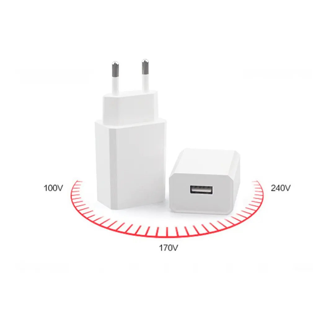 Универсальный 5V 2A Быстрая зарядка зарядное устройство с одним разъемом USB 7100 путешествия Зарядное устройство адаптер портативная европейская вилка для samsung