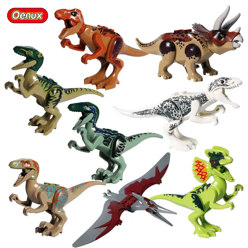 

Cross Border Jurassic Tyrannosaurus Rex Dinosaur Building Blocks Children DIY Assembled Building Blocks Early Childhood Educatio