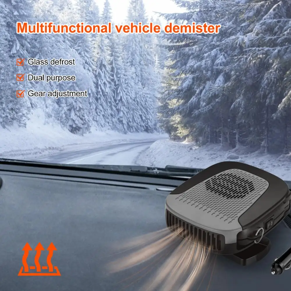 

Portable car heater defroster defogger 12V 150W high power electric heating fan cooling fan car car electric heater