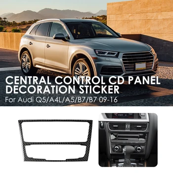 

Center Console Cover Trim A/C CD Panel Car Styling Sticker Easily Installation Personal Car Elements for Audi A4 B7 A5 B8