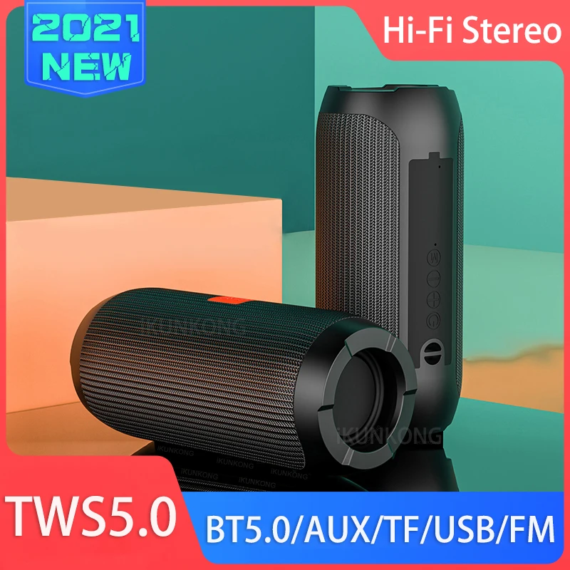 Портативная Bluetooth-Колонка TG117 водонепроницаемый беспроводной динамик мощностью