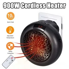 900W Electric Heater Mini Fan Heater Desktop Household Wall Handy Heating Stove Radiator Winter Body Warmer Ceramic Machine