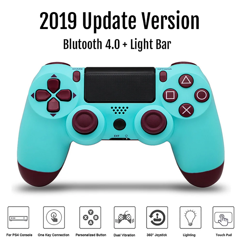

For PlayStation 4 Bluetooth 4.0 Wireless Game Controller Wireless Dual Vibration Shock Joystick Gamepads For Ps4 Console