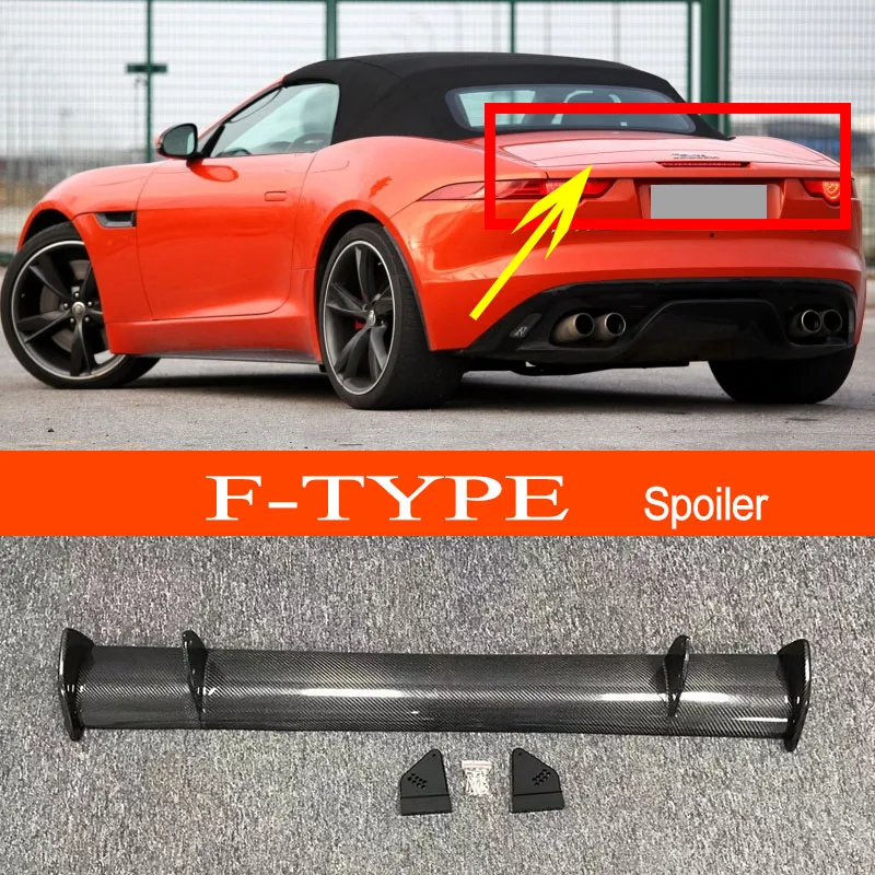 F-type Real Carbon Fiber GT-style автомобильный стиль спортивная модель для Jaguar Sedan | Автомобили