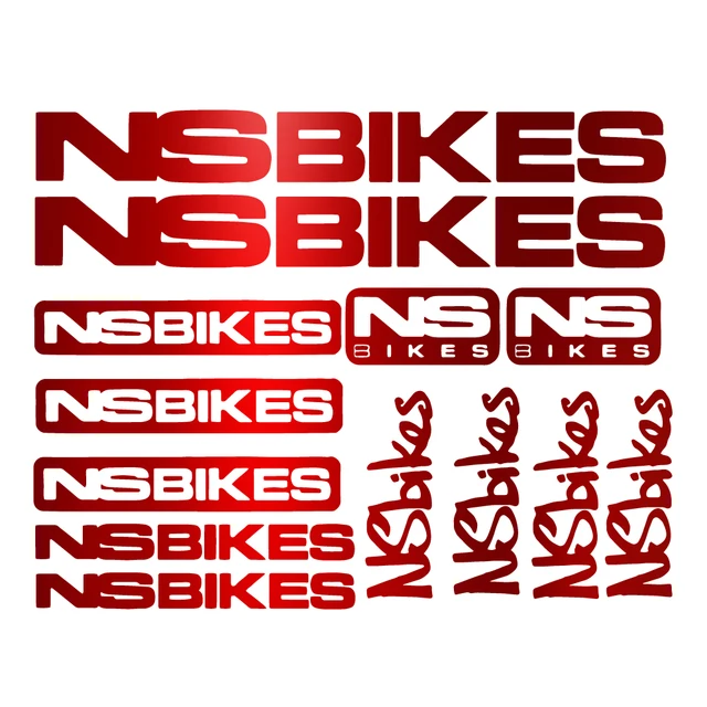 Fashion NS Bikes Stickers Cinelli For Road Bike Mountain Cycling Sticker MTB Bicycle Wheels Decal Protector Parts Reflective Red