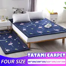 4 размера толстый напольный коврик татами коралловый флис большой ковер Складной Игровой коврик Детский ползучий коврик для спальни домашний коврик для комнаты