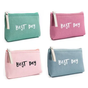 

Large Capacity Wash Make Up Organizer Toiletry Storage Box Beauty Case Cosmetic Bag 1PC Portable English Letter Pattern