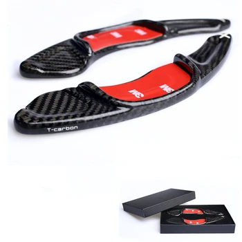 

2pcs/Pairs Carbon Steering Wheel Shift Paddle Extension For VW Golf 7 R-line GTI POLO