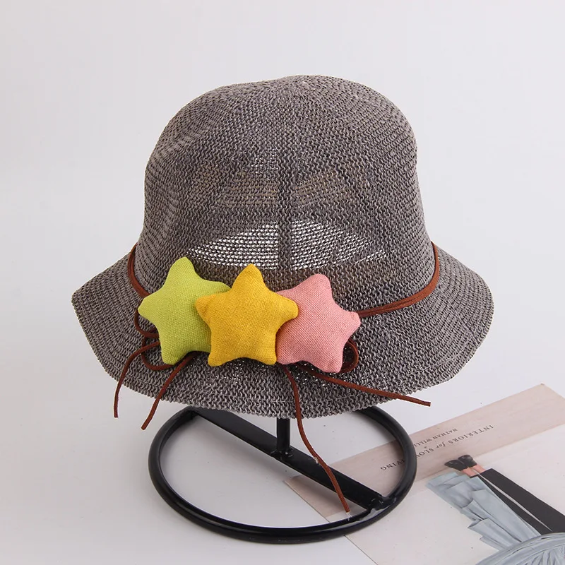 praia chapéu de cinco pontas estrela pescador chapéu 1-3 anos de idade