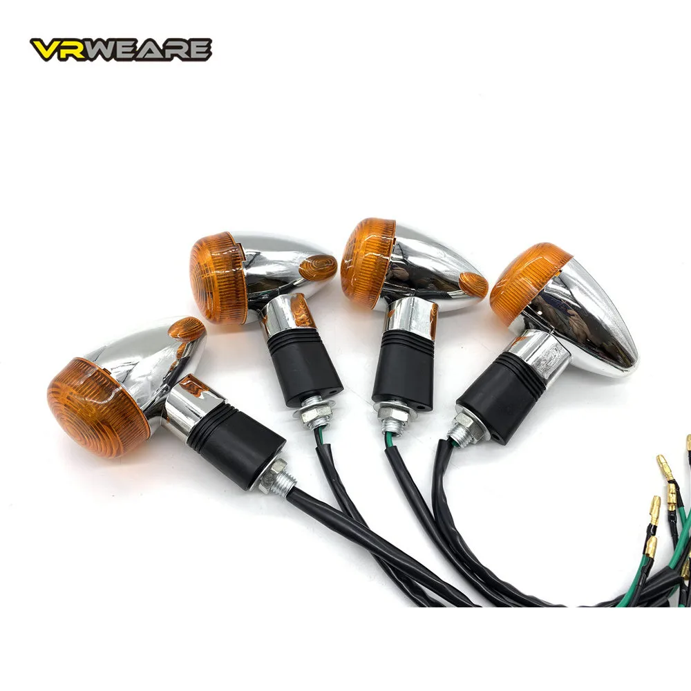 Поворотный Светильник s для мотоцикла 4 шт. ретро светильник Kawasaki Vulcan VN800 900 1500 1600