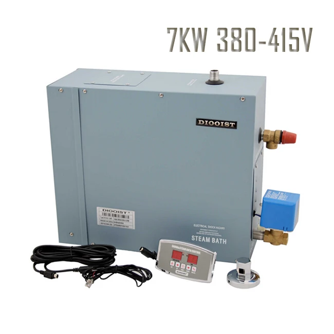  Free Shipping German Style 6kw 380-415V 3phase Steam Generator with Auto-Draining and controller