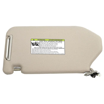 

NEW-Left Driver Sun Visor for 2013-2018 Pathfinder 2014-17 Infiniti QX60 with Lamp DNN