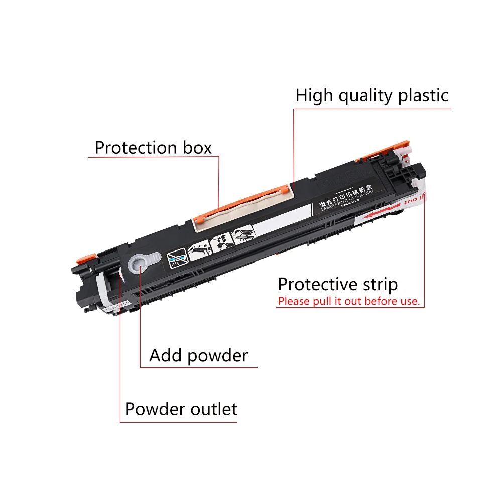 1psc черный для CE310A 10A CE311A 11A CE312A 12A CE313A 13A 126A цветной тонер картридж HP CP1025 1025NW MFP M175 M275