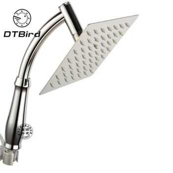 

4"/6"/8" Luxury Stainless Steel Ultra-Thin Large Rainfall Shower Head Bathroom Showerhead High Pressure Hand Held Shower head