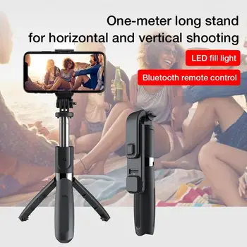 

Selfie Stick Tripod L02s Wireless Bluetooth Selfstick Monopod with Fill Light Selfie Stick Tripod Handheld Gimbal
