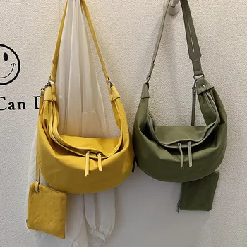 

2019 2/pcs Korean Over Shoulder Bags Women Female Irregular Canvas Crossed Body Crossbody Handbags Bag Ladies Messenger Bags