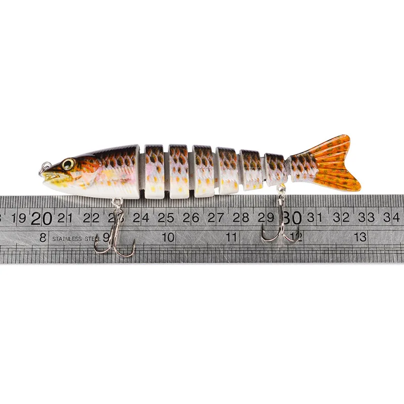  Multijointed Fishing Lures Hook 6# Crankbait Swim Bait Freshwater Fishing Tackle