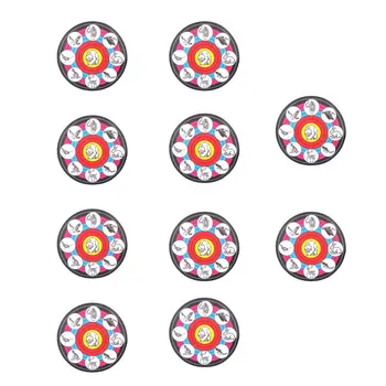 

10 PCS 40CM Diamter Shooting Target Animal Sheet Practice Hunting Paper Portable Competition Training Accessories
