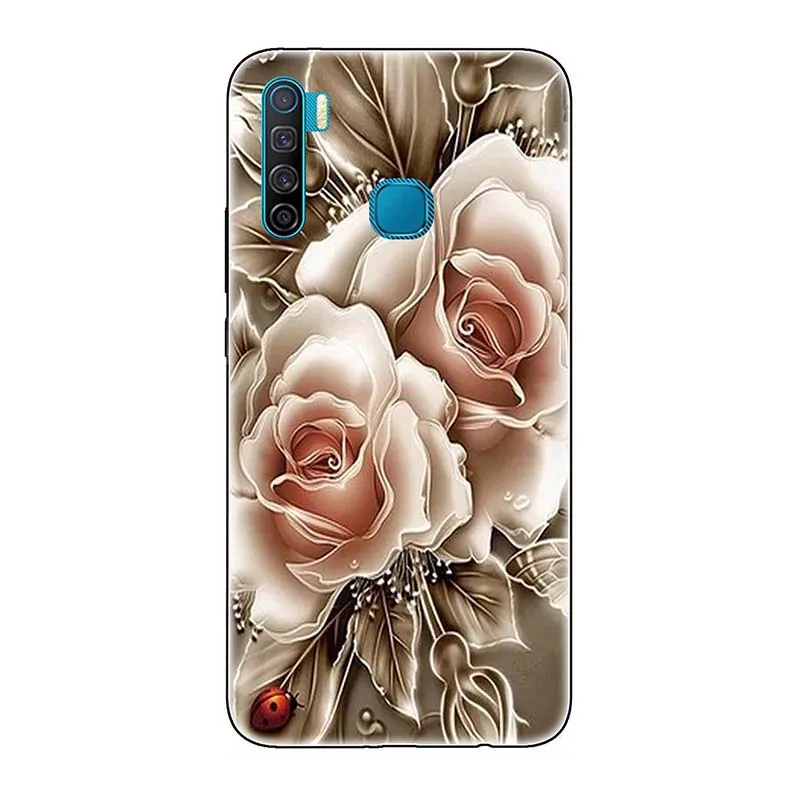 A193 TPU+ PC чехол для телефона s, для Infinix S5, горячая Распродажа, S5 X652, 6,6 дюймов, чехол с рисунком розы, волка, чехол для задней панели, Funda Para - Цвет: A193