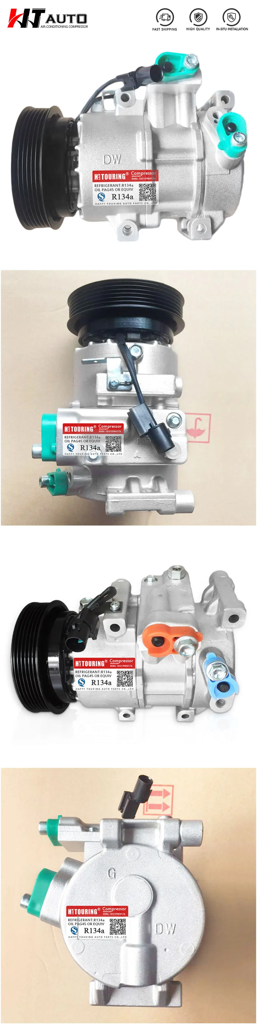 Doowon 6SBU16 DV13 Компрессор переменного тока для автомобиля hyundai Veloster Accent 1,6 Kia CERATO 97701-2V000 97643-1J100 977012V000 97701-2F800